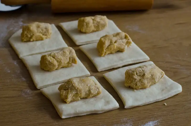 Smažené orechové pirôžky