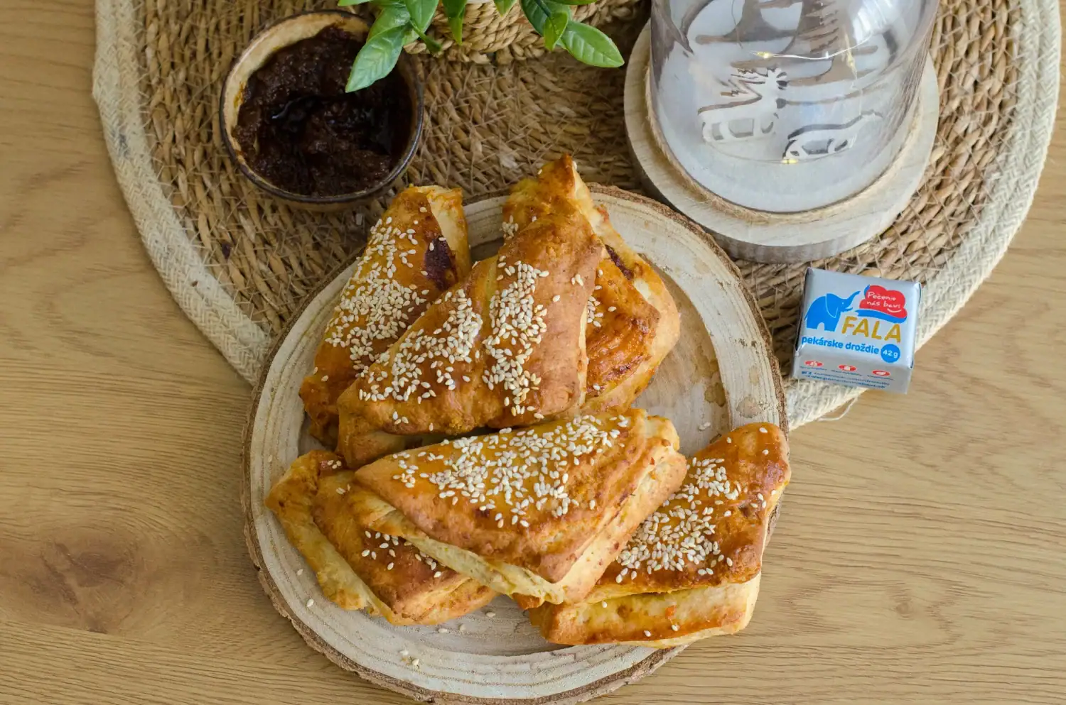 Silvestrovské pagáče so slivkovým lekvárom