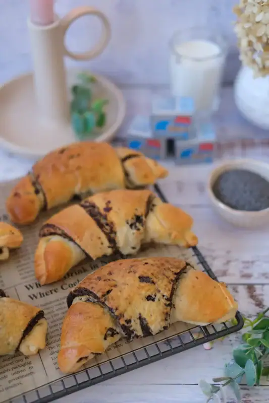 Makové croissanty
