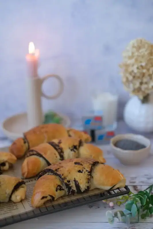 Makové croissanty